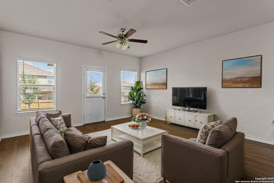 Furnished interior view inside a new home in , San Antonio (Image 10). Furnished interior view inside a new home in , San Antonio (Image 10).