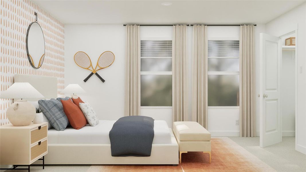 Furnished interior view inside a new home in Binford Creek, Waller (Image 15).