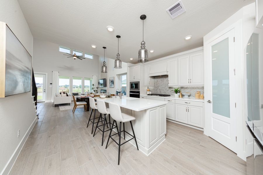Furnished interior view inside a new home in Amira, Tomball (Image 5).