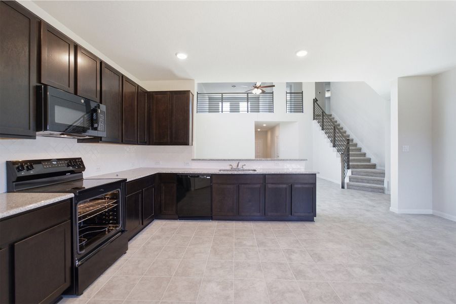 Furnished interior view inside a new home in Laurel Vistas, San Antonio (Image 7).