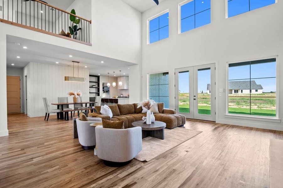 Furnished interior view inside a new home in , Midlothian (Image 9). Furnished interior view inside a new home in , Midlothian (Image 9).