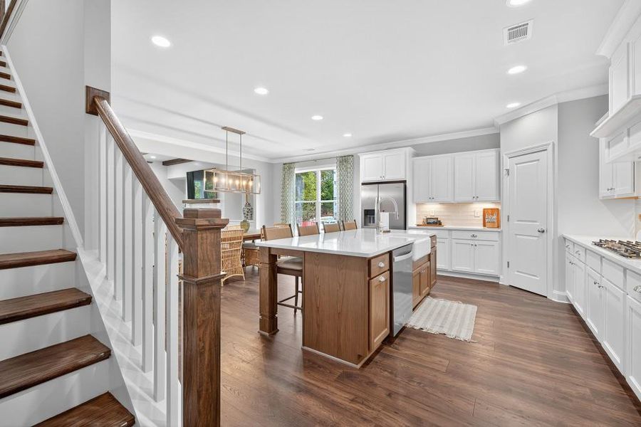 Furnished interior view inside a new home in Hemingway, Flowery Branch (Image 11).