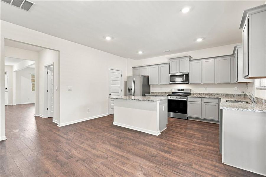 Furnished interior view inside a new home in The Enclave at Flat Rock Hills, Stonecrest (Image 8).