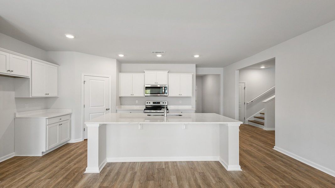 Furnished interior view inside a new home in Sheep Island, Summerville (Image 5). Furnished interior view inside a new home in Sheep Island, Summerville (Image 5).