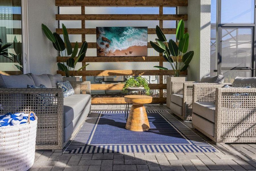 Furnished interior view inside a new home in , Clermont (Image 57).