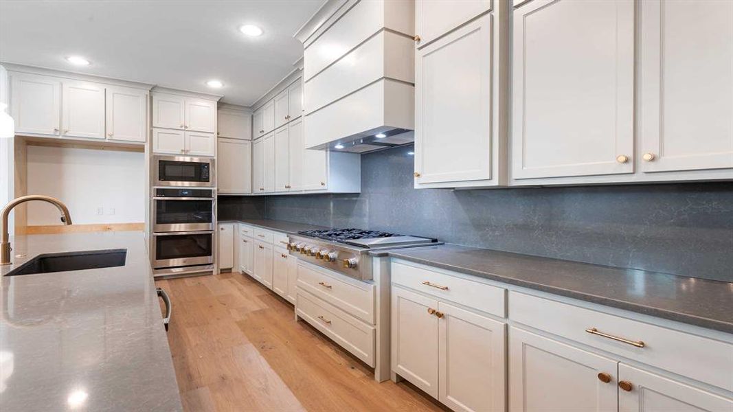 Furnished interior view inside a new home in Fields 60', Frisco (Image 6). Furnished interior view inside a new home in Fields 60', Frisco (Image 6).