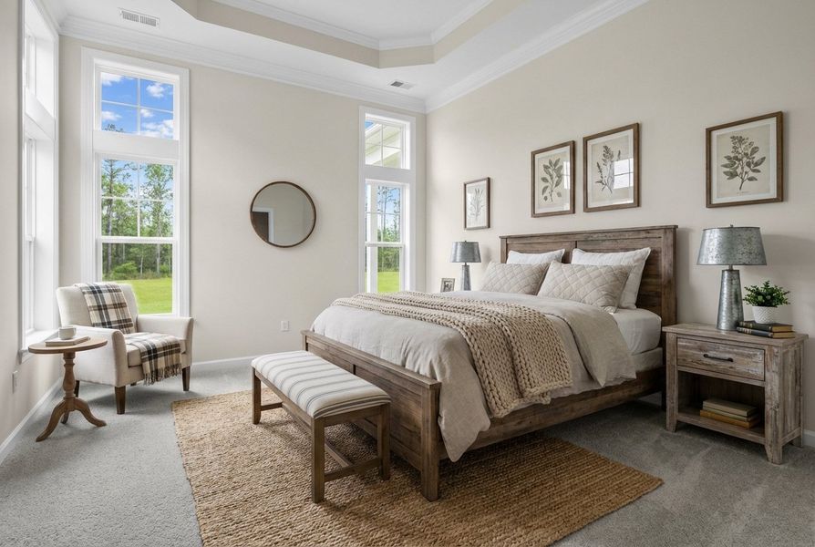Furnished interior view inside a new home in Waterbridge, Myrtle Beach (Image 7).