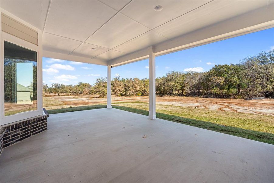 Exterior details and patio area of a home in Oak Grove Addition, Springtown (Image 28). Exterior details and patio area of a home in Oak Grove Addition, Springtown (Image 28).