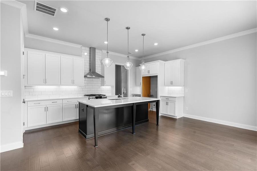 Furnished interior view inside a new home in Palisades Single Family, Cumming (Image 5).