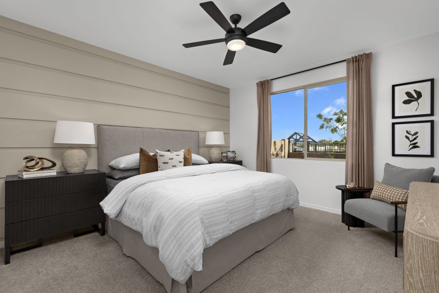 Representative furnished interior of a home built from the Cedar by Mattamy Homes in Baker Farms, Phoenix (Image 12).