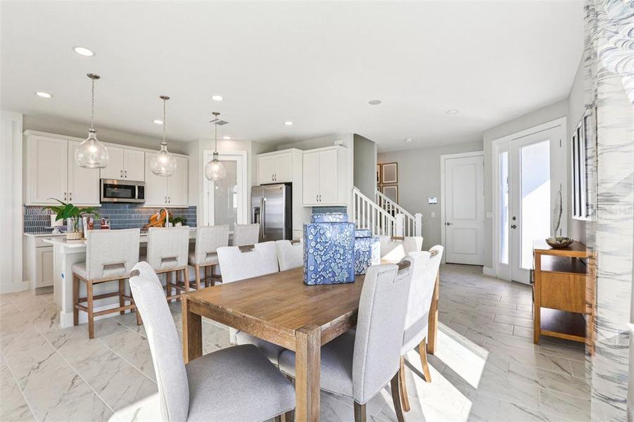 Furnished interior view inside a new home in , San Antonio (Image 16).