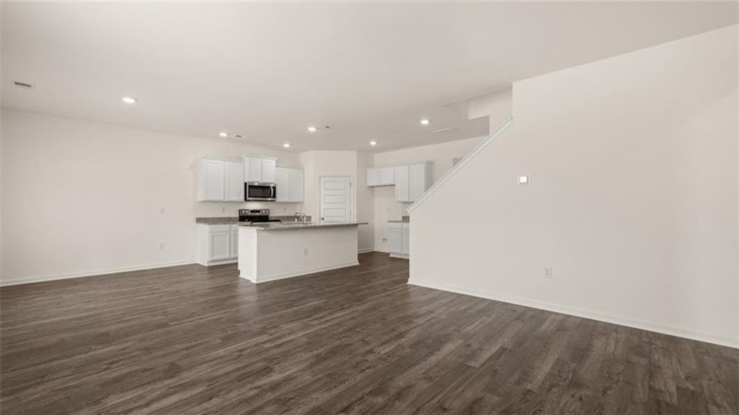 Spacious, unfurnished interior of a new home in The Preserve at Agricultural Village, Perry (Image 19). Spacious, unfurnished interior of a new home in The Preserve at Agricultural Village, Perry (Image 19).