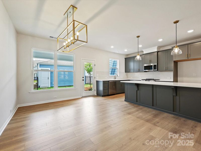 Furnished interior view inside a new home in North Creek Village - Townhomes, Huntersville (Image 12). Furnished interior view inside a new home in North Creek Village - Townhomes, Huntersville (Image 12).