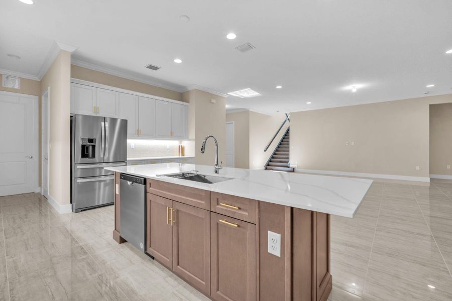 Furnished interior view inside a new home in , Ave Maria (Image 41).