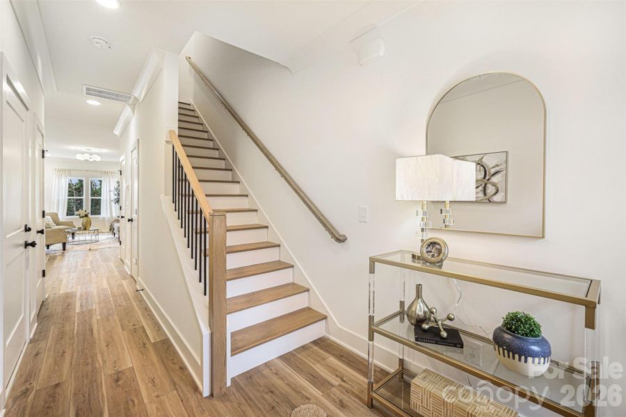 Furnished interior view inside a new home in , Charlotte (Image 33).