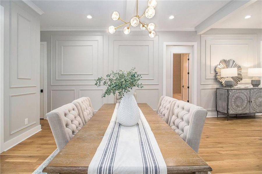 Furnished interior view inside a new home in , Atlanta (Image 12). Furnished interior view inside a new home in , Atlanta (Image 12).