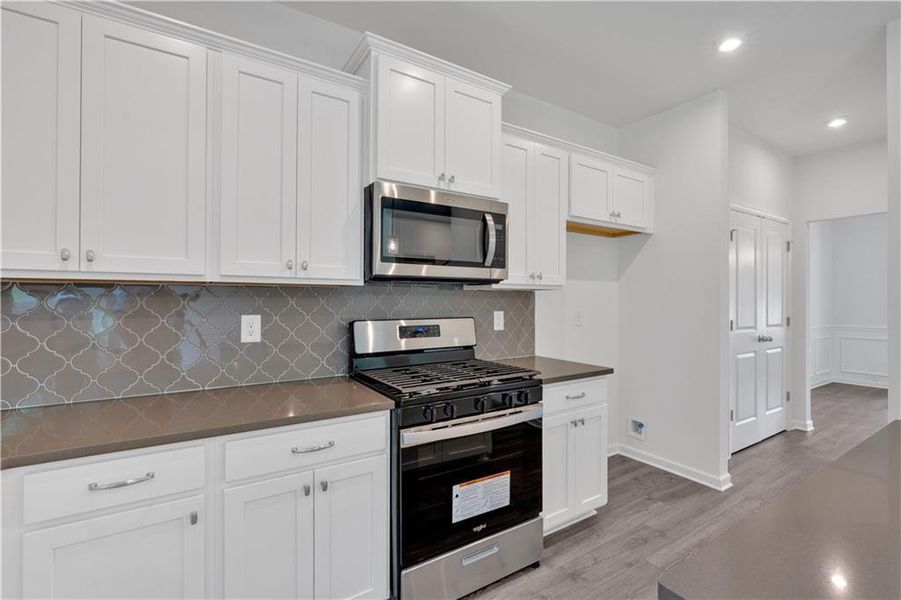 Furnished interior view inside a new home in The Overlook at Factory Shoals, Mableton (Image 9).