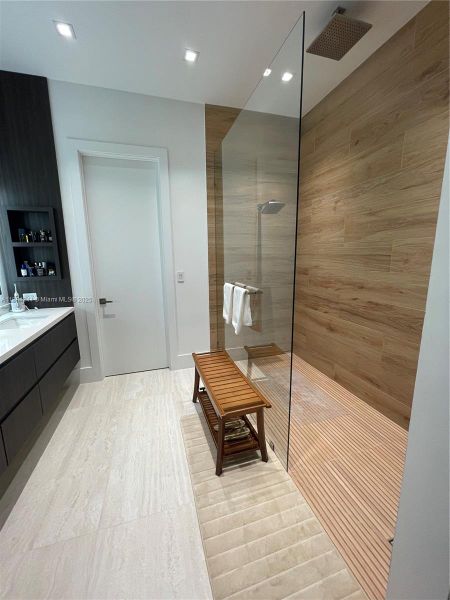 Furnished interior view inside a new home in , Coral Gables (Image 9). Furnished interior view inside a new home in , Coral Gables (Image 9).