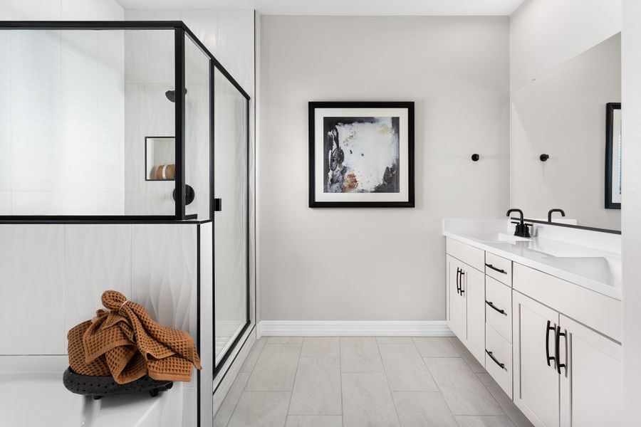 Representative furnished interior of a home built from the Pinehurst by Beazer Homes in Acacia Foothills at Estrella: Acacia Foothills II, Goodyear (Image 19).