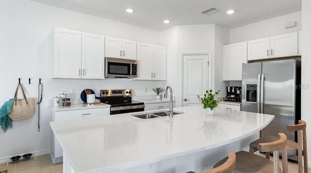 Furnished interior view inside a new home in Waterstone, Groveland (Image 3).