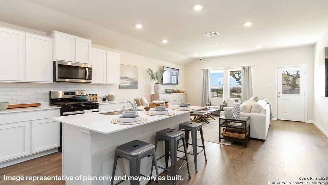 Furnished interior view inside a new home in Brookstone Creek, San Antonio (Image 21).