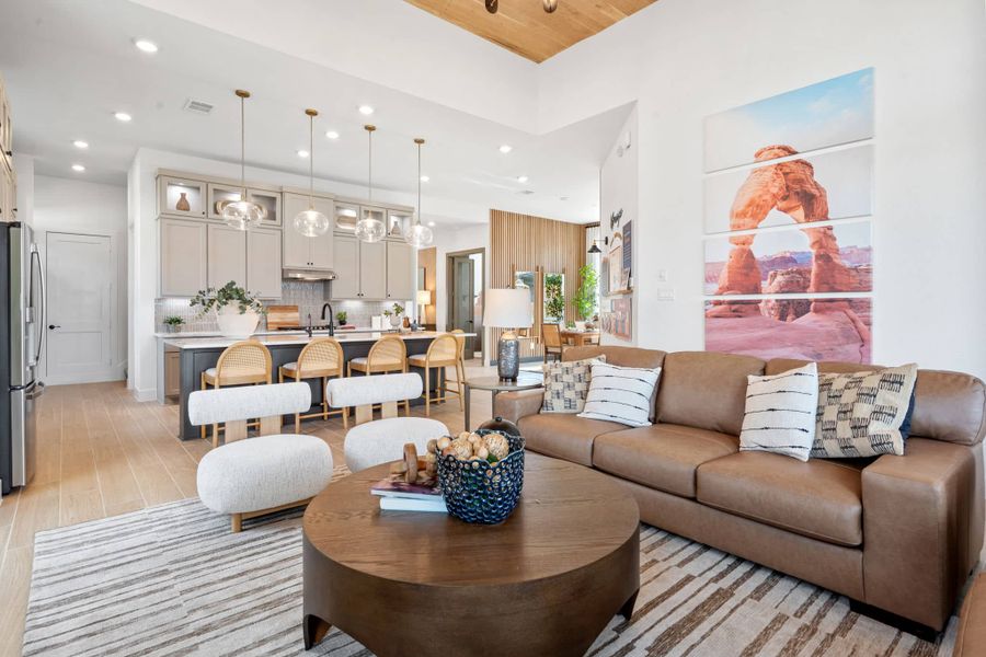 Furnished interior view inside a new home in Meridiana, Manvel (Image 16).