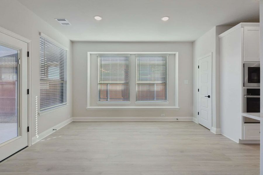 Representative unfurnished interior of a home built from the Morgan by Chesmar Homes in Heartland 50's and 60's, Heartland (Image 22).