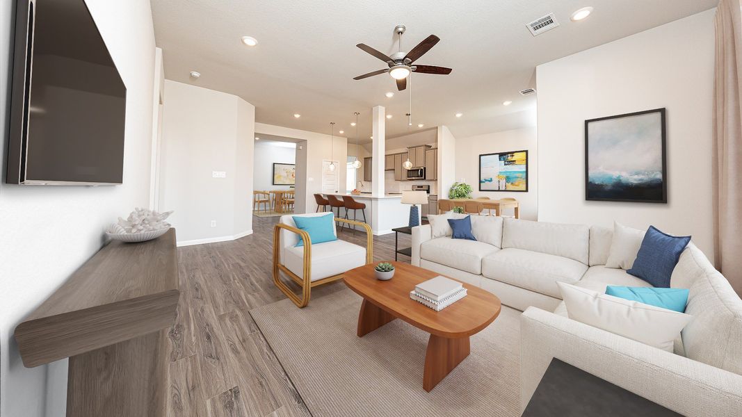 Image is a model representation and may depict options and upgrades not featured on the home available for purchase.