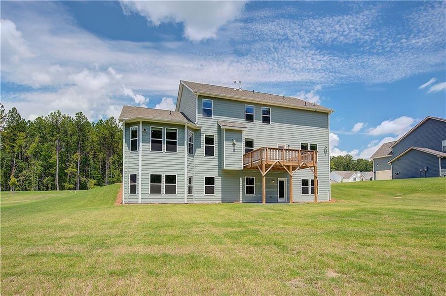 Exterior details and patio area of a home in Saddleridge, Senoia (Image 3).