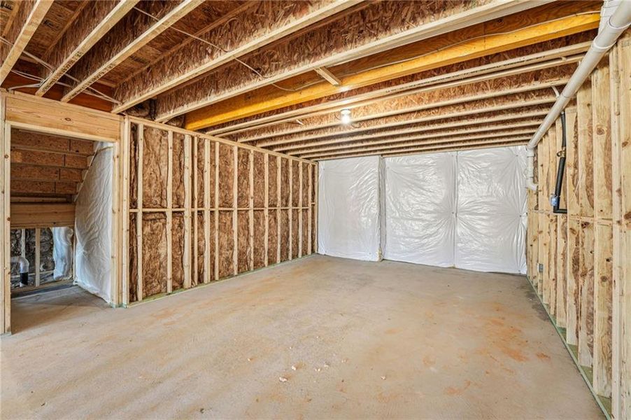 In-progress construction of a new home in Westmont Preserve, Powder Springs, GA (Image 63).