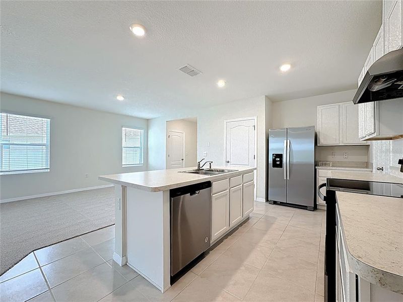 Furnished interior view inside a new home in Harmony West, St. Cloud (Image 16).