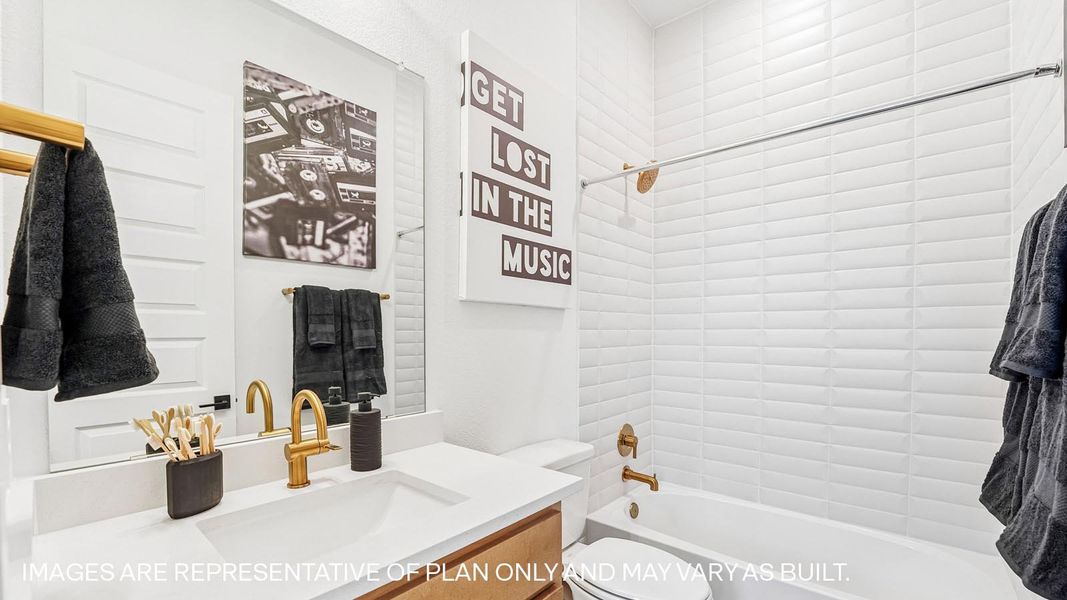 Representative furnished interior of a home built from the The Bremond by D.R. Horton in Sola Vista at West Cypress Hills, Briarcliff (Image 30).