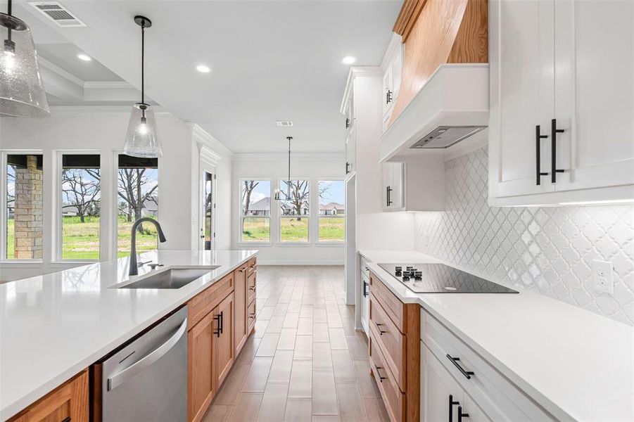 Furnished interior view inside a new home in Pecan Plantation, Granbury (Image 10).