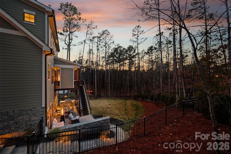 Exterior details and patio area of a home in , Charlotte (Image 31).