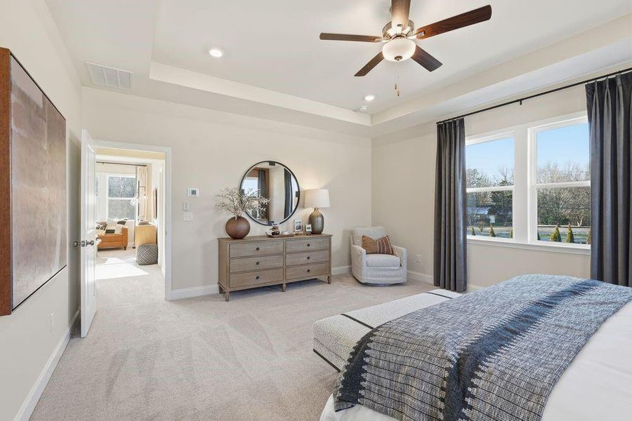 Furnished interior view inside a new home in Dreycott, Lawrenceville (Image 42). Furnished interior view inside a new home in Dreycott, Lawrenceville (Image 42).