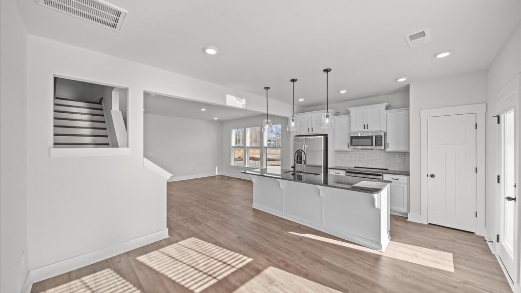 Furnished interior view inside a new home in Gresham Station, Simpsonville (Image 12).