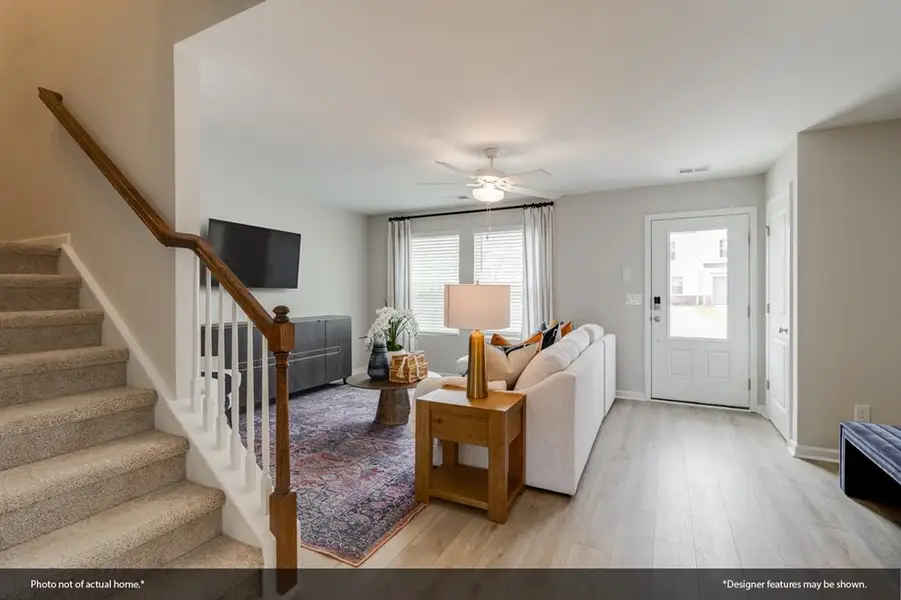 Furnished interior view inside a new home in Astoria, Columbia (Image 9).