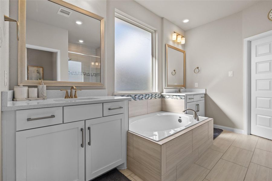 Furnished interior view inside a new home in , Houston (Image 17).