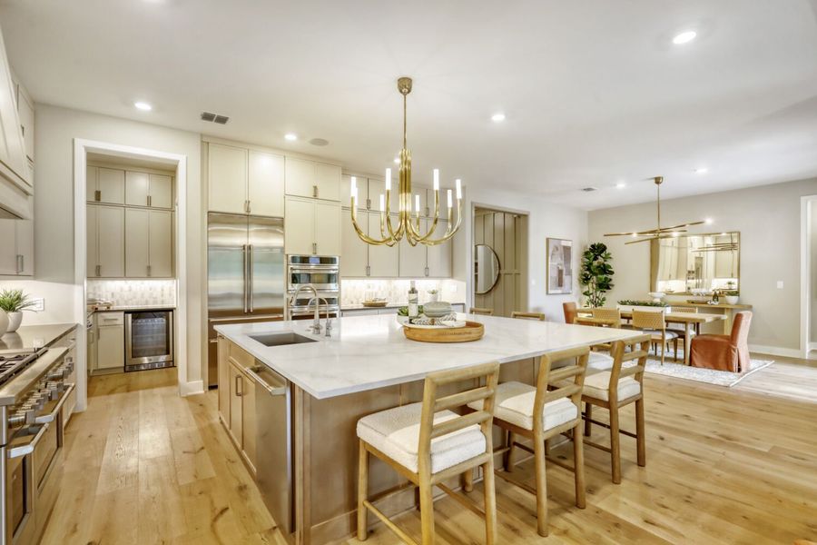 Representative furnished interior of a home built from the 5001 by Risewell Homes in Freedom at Anthem, Kyle (Image 7).