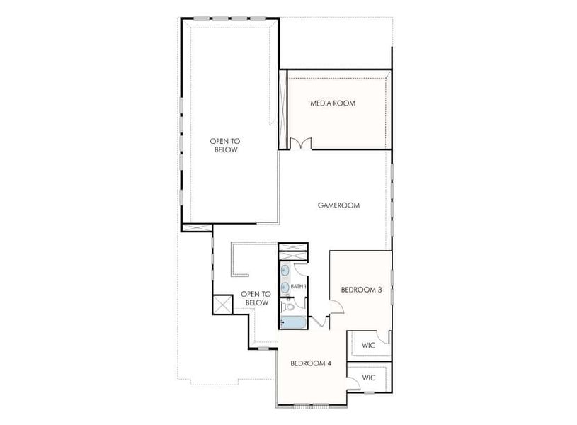 2D floor plan layout of this home in Walsh, Fort Worth, TX (Image 3). 2D floor plan layout of this home in Walsh, Fort Worth, TX (Image 3).