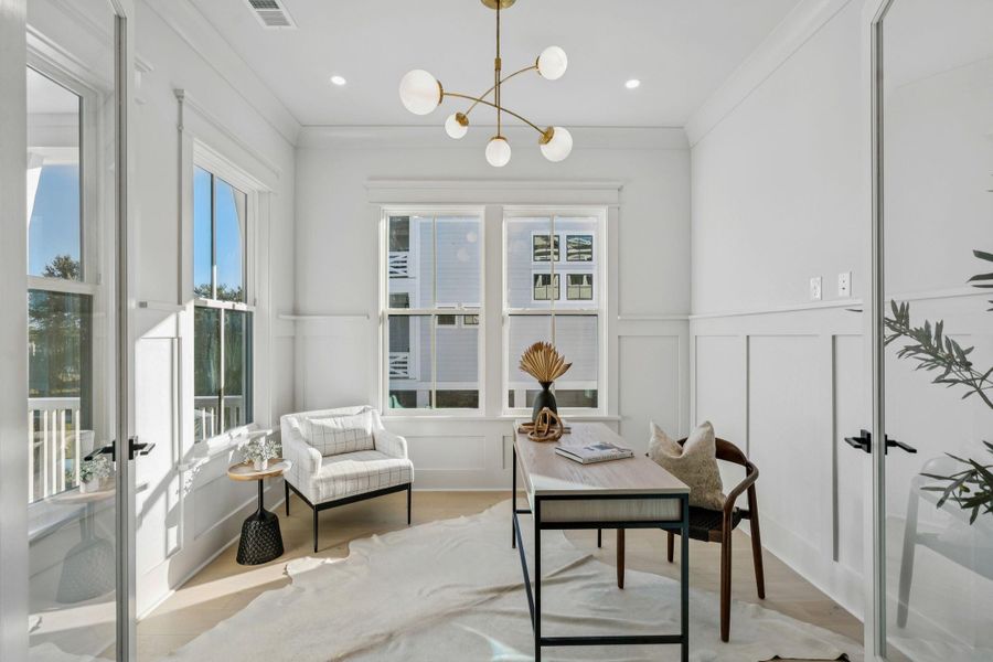 Furnished interior view inside a new home in , Johns Island (Image 18). Furnished interior view inside a new home in , Johns Island (Image 18).