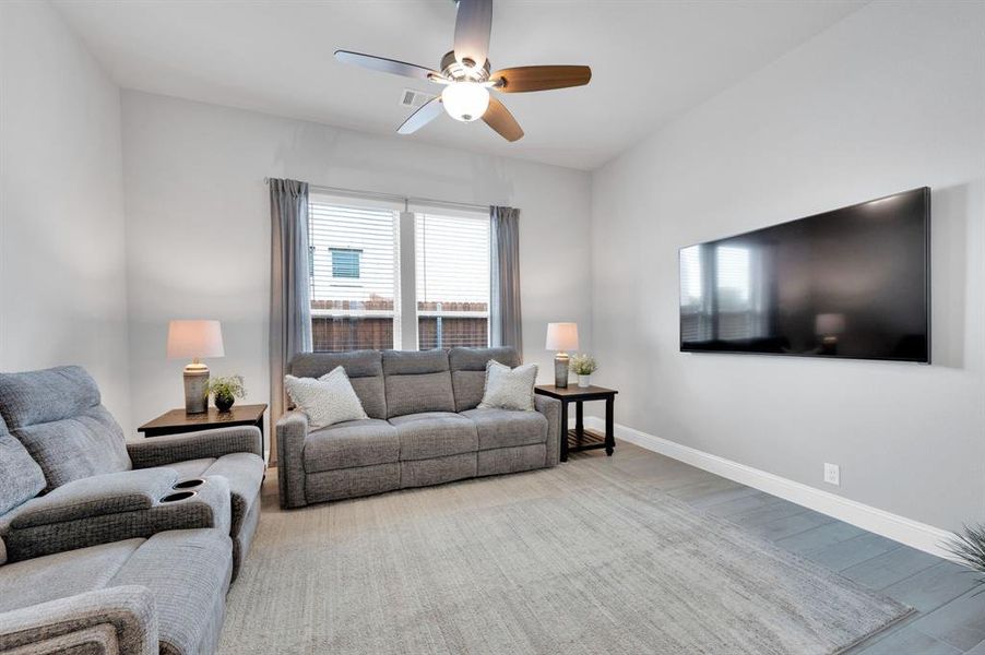 Secondary living space or could be used as office space