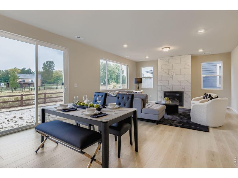 Furnished interior view inside a new home in Hidden Creek, Frederick (Image 12).
