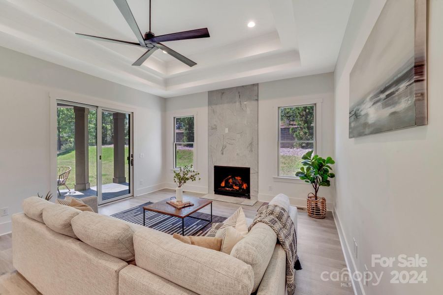 Furnished interior view inside a new home in , Charlotte (Image 6).