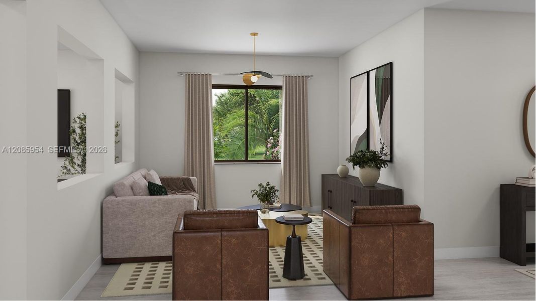 Furnished interior view inside a new home in Parkland Royale, Parkland (Image 8).