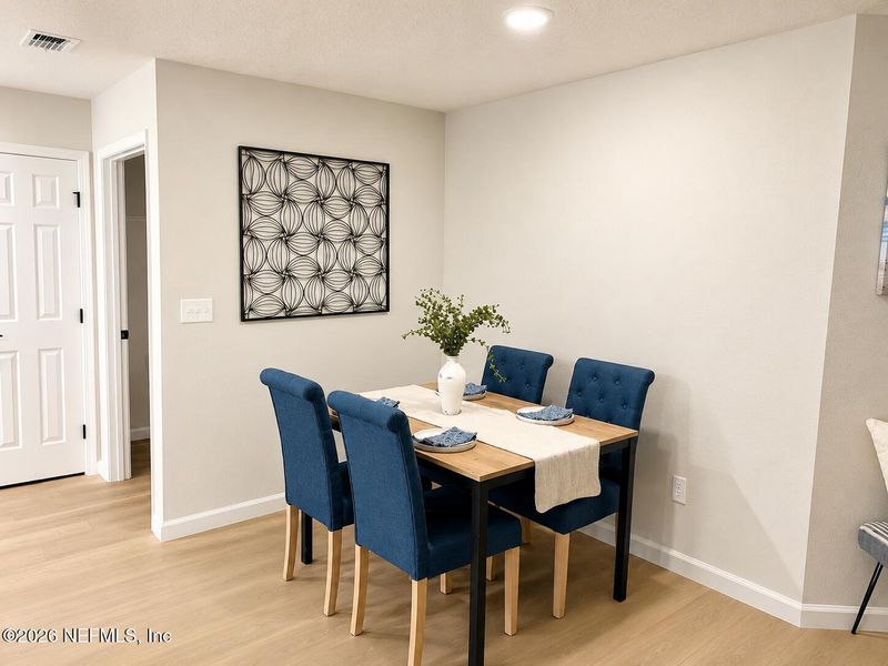 Furnished interior view inside a new home in , Jacksonville (Image 15).