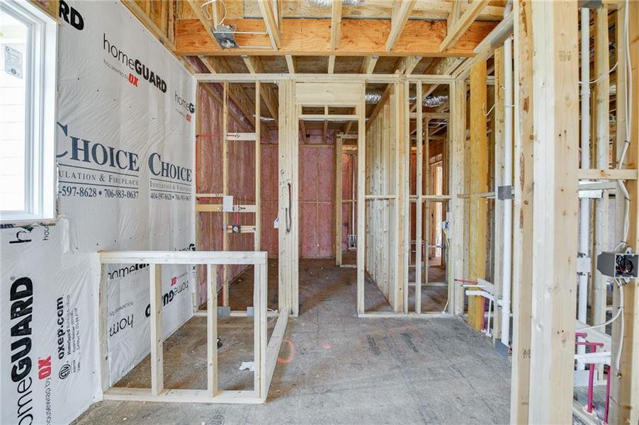 In-progress construction of a new home in , Jefferson, GA (Image 21).