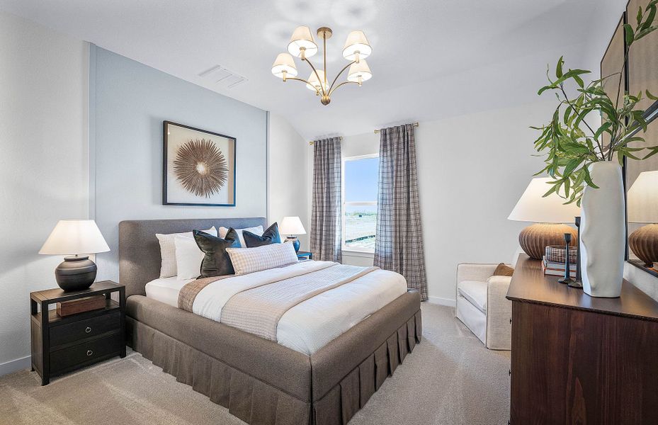 Representative furnished interior of a home built from the Sanford by Pulte Homes in Kuempel Farms, Pflugerville (Image 12).
