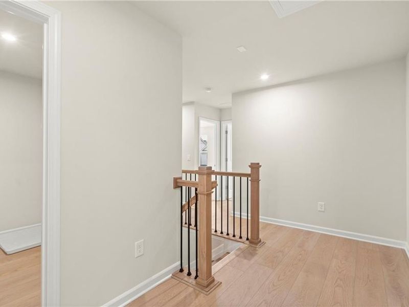 Spacious, unfurnished interior of a new home in The Village at Shallowford, Kennesaw (Image 28).