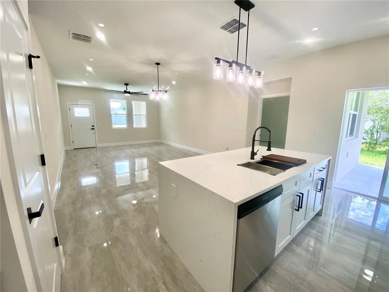 Furnished interior view inside a new home in , Sebring (Image 14).